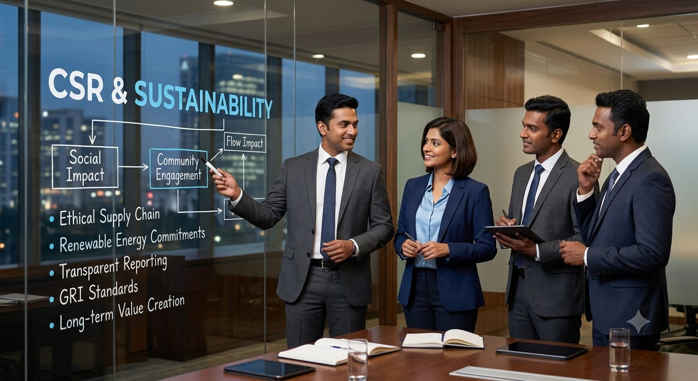 CSR & Sustainability — Karthick Vijayakumar & Associates